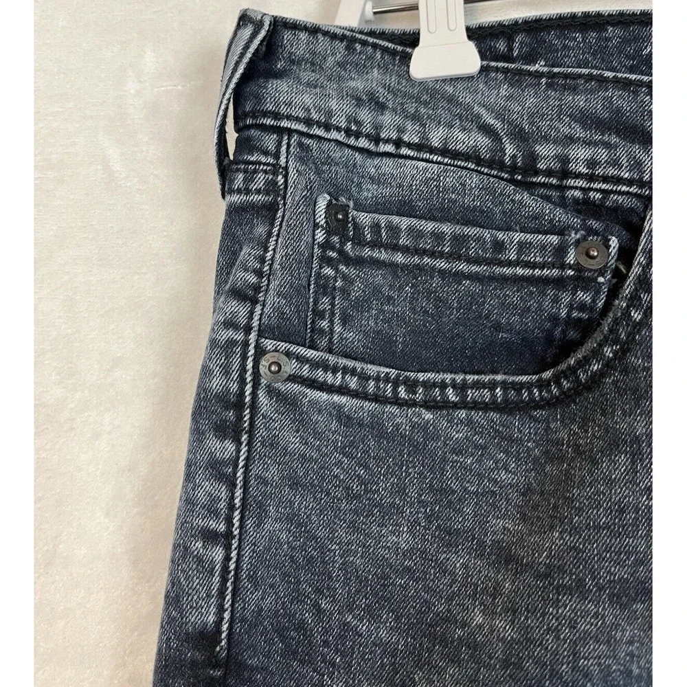 LEVI'S 511 Jean Men 34x32 Black Wash Slim Fit Supernova-Stretch Tapered Preppy